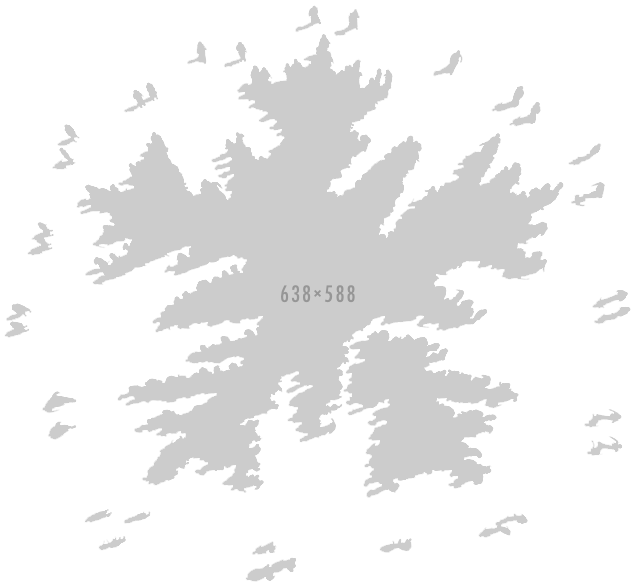 Snow Flake made with People